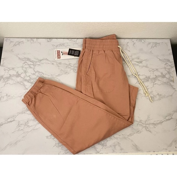 Celebrity Pink Pants - Celebrity Pink Jogger Womens S Salmon Orange Elastic Waist Drawstring NWT​​​